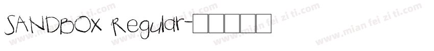SANDBOX Regular字体转换